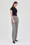 Gray Double Button Women's Trousers 5010 - 6