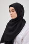 شال قطن جاز أسود 5674 - 7