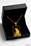 Star Cat Tarot Card - 316L Steel Necklace - 2