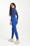 Cobalt Blue Sculpta Series (High Recovery) Hip Gathering Shaper Push up Women's Sports Leggings - 4