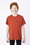 100% Cotton Single Jersey Fabric Injection Printed Boys T-Shirt Summer Circular Neck