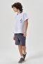 Boy's Cotton Print Detailed Polo Neck T-Shirt Shorts Summer Bottom Top Set - 4