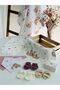 Muslin & Bamboo Newborn Gift Set (Blanket, Handkerchief, Bib, Bodysuit, Socks) - 4
