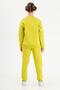 Crew Neck Unisex Children's Tracksuit Set Made of Three-Layer Thick Fabric - 7