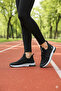 Black White - Unisex Lace-Up Comfortable Sports Shoes - 2