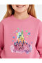 Heart Castle Printed Girls' Tracksuit Set / Sweatshirt Set