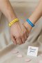 Women Men Silicone Bracelet Always by Your Side Written Silicone Couple Bracelet