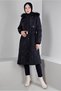 Fur Hooded Puffer Coat 90323 - 2