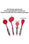 23pcs Children's Simulation High-Detail Red Cooking Kitchen Utensils, Home School Use Chef Pretend P - 4