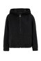 Hooded Buy Lastikli Oversized Short Coat Black 3162 - 3