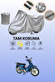Grey Kuba Kh100 Compatible Motorcycle Tarpaulin, Protective Cover, Motor Tarpaulin