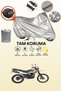 Gray Rear Bag Compatible Mondial X-Treme Moto Cross Compatible Motorcycle Tarpaulin, Protective Cover