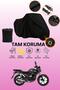 Black Lock Compatible Rks 125-S Compatible Motorcycle Tarpaulin, Protective Cover