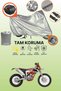 Gray Lock and Tail Bag Compatible Ktm 250 F Freeride Compatible Motorcycle Tarpaulin, Protection Cover