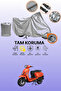 Gray Lock Compatible Apachi True 50 Compatible Motorcycle Cover, Protective Cover