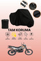 Black Mondial X-Treme Moto Cross Compatible Motorbike Cover, Protective Cover, Motorcycle Cover
