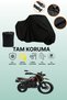 Black Motolux Cortado 200 Off Compatible Motorcycle Cover, Protective Cover, Motorcycle Tarpaulin