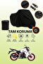 Black Lock Compatible Falcon Shark 188 Compatible Motorcycle Tarpaulin, Protective Cover