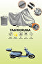 Gray Lock Compatible Mondial 125 Exon Compatible Motorcycle Cover, Protective Cover