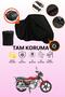 Black Lock and Tail Bag Compatible Steel Motor Ck100-3 Sport Compatible Motorcycle Tarpaulin, Protective Cover