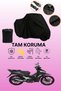 Black Kuba Easy Pro 50 Compatible Motorbike Tarpaulin, Protective Cover, Motorcycle Tarpaulin