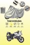 Gray Kawasaki Ninja 250R Compatible Motorcycle Cover, Protective Cover, Motorbike Cover