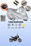 Gray Rear Bag Compatible Cfmoto 250Cl-X Compatible Motorcycle Tarpaulin, Protective Cover