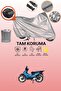 Falcon Master 50 Compatible Motorcycle Tarpaulin Compatible with Gray Rear Bag