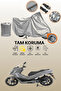 Gray Lock Compatible Mondial 125 Strada Compatible Motorcycle Cover, Protective Cover