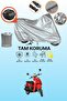 Gray Rear Bag Compatible with Kanuni Pony 50 Compatible Motorcycle Cover, Protective Cover