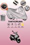 Mondial 100 Ardour Compatible Motorcycle Tarpaulin Compatible with Grey Rear Bag