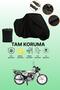 Black Arora Ar 100-8 Classic Steel Compatible Engine Cover, Protective Cover, Motorcycle Cover