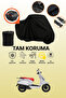 Black Rear Bag Compatible Rks Dark Blue 50 Compatible Motorcycle Tarpaulin, Protective Cover