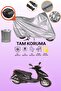 Gray Rear Bag Compatible Bisan Troy 100 Compatible Motorcycle Cover, Protective Cover