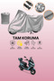 Gray Rks Newlight 125 Pro Compatible Motorcycle Tarpaulin, Protective Cover, Motor Tarpaulin