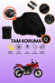 Black Lock and Tail Bag Compatible Bajaj Pulsar as 200 Compatible Motorcycle Tarpaulin, Protective Cover