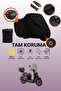 Black Lock and Tail Bag Compatible Rks Vps 125 Compatible Motorcycle Tarpaulin, Protective Cover