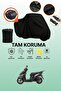 Black Tail Bag Compatible Mondial 125 Elegante Compatible Motorcycle Tarpaulin, Protective Cover