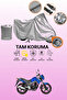 Gray Lock Compatible Rks Tnt 125 Pro Compatible Motorcycle Cover, Protective Cover