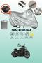 Gray Rear Bag Compatible Rks C1002 V Compatible Motorcycle Cover, Protective Cover