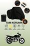 غطاء دراجة نارية متوافق مع هوندا CB 125E من Black Lock، غطاء واقي