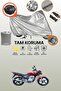 Gray Rear Bag and Lock Compatible Kuba Platinum Compatible Motorcycle Tarpaulin