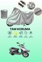 Grey Kuba Gs 125 Compatible Motorcycle Cover, Protective Cover, Motorbike Cover
