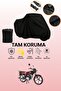Black Arora Cg50 Compatible Motorcycle Cover, Protective Cover, Motorcycle Tarpaulin