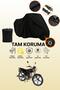 Black Lock Compatible Arora Ar 50-30 Compatible Motorcycle Tarpaulin, Protective Cover