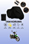 Black Arora Smart 100 Compatible Motorcycle Cover, Protective Cover, Motorcycle Tarpaulin