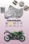 Gray Kawasaki Ninja Zx-6R Compatible Motorcycle Cover, Protective Cover, Motor Cover