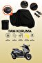 Black Rear Bag Compatible Honda Forza 750 Compatible Motorcycle Tarpaulin, Protective Cover