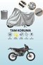 Gray Rear Bag and Lock Incompatible Asian Rx 250 Cross Compatible Motorcycle Tarpaulin