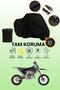 Black Lock Compatible Husqvarna Tc 65 Compatible Motorcycle Tarpaulin, Protective Cover